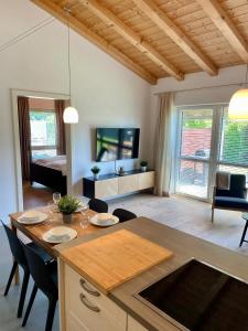 Χώρος καθιστικού στο Ferienwohnung Vroni