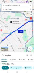 Iancu Jianu Premium Stay Apartment في بوخارست: لقطةٌ شاشة لخريطة مترو الأنفاق