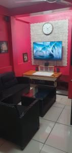 TV o dispositivi per l'intrattenimento presso Comfortable modern studio villa