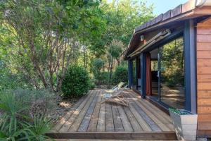 Κήπος έξω από το Charmant chalet proche Hossegor +1 φωτογραφίες