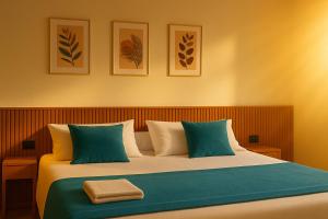 Postel nebo postele na pokoji v ubytování Hotel Dulce Campestre