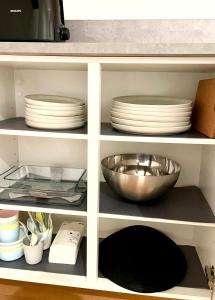 Kuchyň nebo kuchyňský kout v ubytování Ferienwohnung Im Städtle