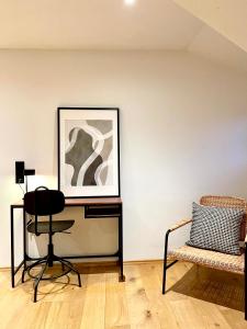 Posezení v ubytování Ferienwohnung Im Städtle + 21 fotografií
