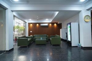 Posezení v ubytování Akshay corporate hotel
