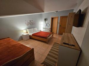 Postel nebo postele na pokoji v ubytování Villa Linna