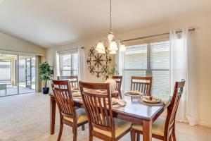 A seating area at Less Than 1 Mi to Brownwood Paddock Square Home with Patio!