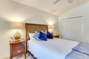 A bed or beds in a room at Less Than 1 Mi to Brownwood Paddock Square Home with Patio!
