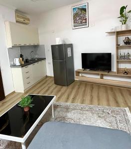 Η κουζίνα ή μικρή κουζίνα στο The Parkside Villa Apartment I