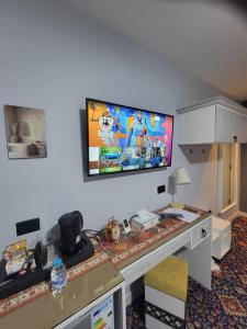 TV a/nebo společenská místnost v ubytování Petra Masterpiece