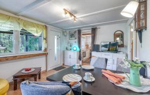 Χώρος καθιστικού στο Ferienhaus Rheinsberg Ot Kagar