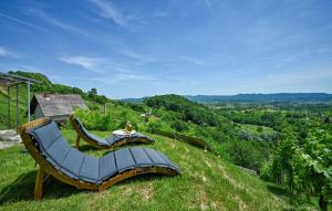 a slide on the side of a hill at 1 Bedroom Cozy Home In Remetinec in Remetinec +19 photos