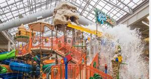 Aquapark v prázdninového domu nebo okolí