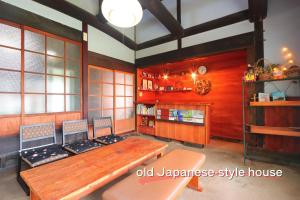 Kuchyň nebo kuchyňský kout v ubytování もりのもむ Morinomomu Guest House in Mitsuo