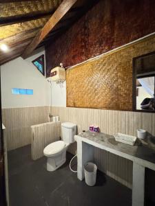 Koupelna v ubytování KABY Bungalows