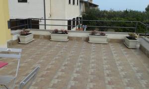 A balcony or terrace at B&B Angels