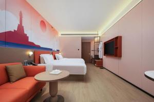 Μια τηλεόραση ή/και κέντρο ψυχαγωγίας στο Quanzhou Binhai Hotel