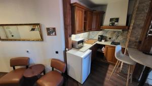Dapur atau dapur kecil di Viru apartment
