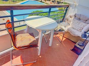 Balkon lub taras w obiekcie Santa Clara cozy Sea view Studio