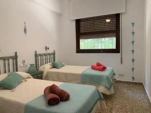 Postel nebo postele na pokoji v ubytování Casa Flechazo