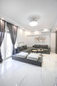 Postel nebo postele na pokoji v ubytování #E Ioanna Apartments 2 bedrooms