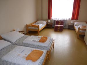 A bed or beds in a room at Hostel Bernarda Bolzana