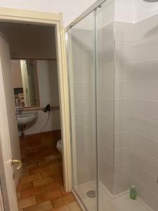 Koupelna v ubytování Bellavista Rooms