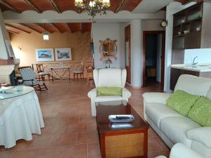 Zona de estar de Posada Peñarubia
