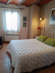Cama o camas de una habitación en Posada Peñarubia