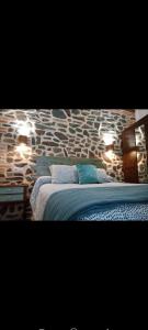 A bed or beds in a room at Casa Monte Los Peñasquitos