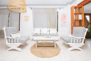 Istumisnurk majutusasutuses Hostal Flamingo by Nest