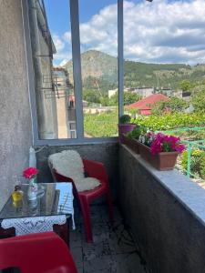 Nespecifikovaný výhled na hory nebo výhled na hory při pohledu z apartmánu