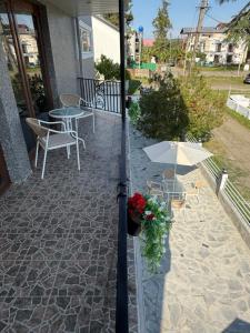 Balkón nebo terasa v ubytování LUNA Hotel