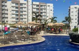 Bazén v ubytování Lagoa Park Hotel nebo v jeho okolí