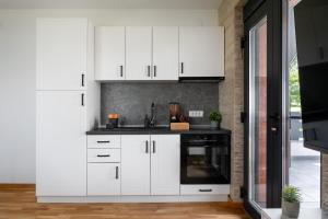 Kuhinja oz. manjša kuhinja v nastanitvi Vision apartmani Goč