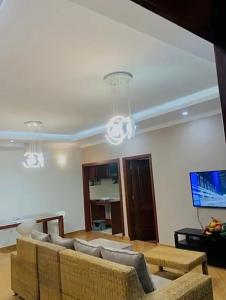 TV a/nebo společenská místnost v ubytování Eugénia e Filhas Holiday house