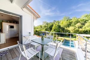 Balcon ou terrasse dans l'établissement Villa Uhaïna