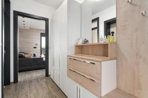 Kuhinja oz. manjša kuhinja v nastanitvi Vision apartmani Goč