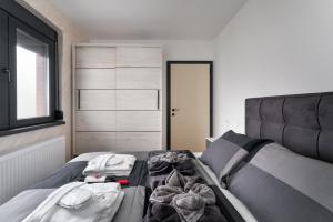 Predel za sedenje v nastanitvi Vision apartmani Goč