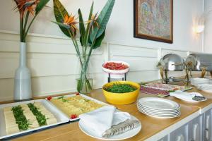 Comida no hotel ou em algum lugar perto