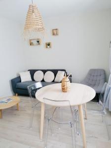 Posezení v ubytování LE COCOONING 50 m de la plage en baie de somme