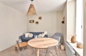 Posezení v ubytování LE COCOONING 50 m de la plage en baie de somme