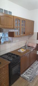 Kuchyňa alebo kuchynka v ubytovaní Apartman sunny green
