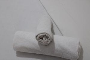 a roll of white toilet paper on a wall at LaCasa Garden in Skiathos