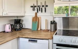 Kuchyň nebo kuchyňský kout v ubytování 2 Bedroom Gorgeous Home In Hadsund