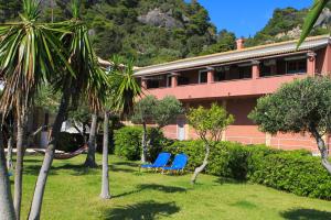 Zahrada ubytování Glyfada Gorgona Apartments