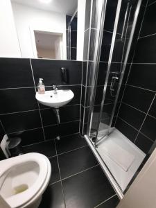 Vannituba majutusasutuses Dalkeith Aparthotel