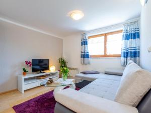 TV a/nebo společenská místnost v ubytování Special Apartment in Walchen with Private Terrace