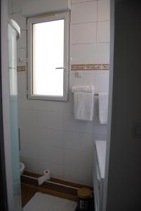 Koupelna v ubytování Hôtel Azur