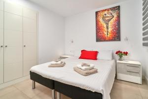 Postel nebo postele na pokoji v ubytování Luxurious Two Bed