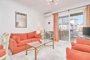 Posezení v ubytování Nerja Townhouse Burriana
